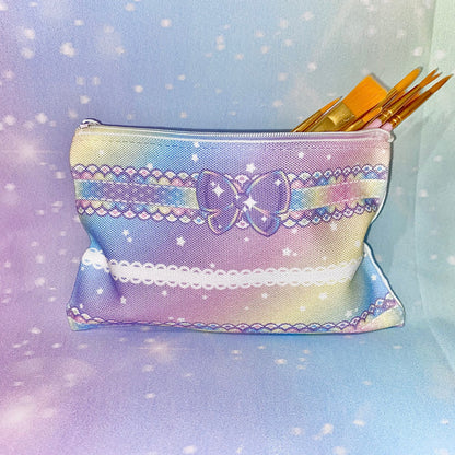 Rainbow Lace Make-up Bag | make-up bag, makeup bags, rainbow lace, makeup pouch
