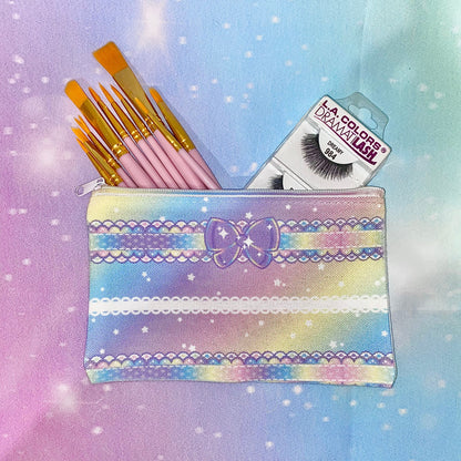 Rainbow Lace Make-up Bag | make-up bag, makeup bags, rainbow lace, makeup pouch