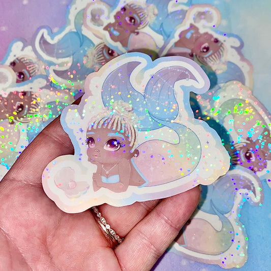 Princess Pearl | mermaid stickers, mermaids, pearls, kawaii stickers, girly stickers, tumbler stickers