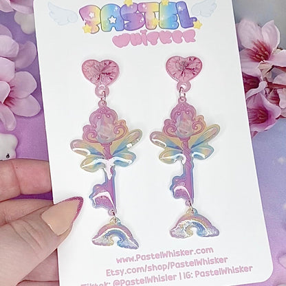 Fairy Key Earrings