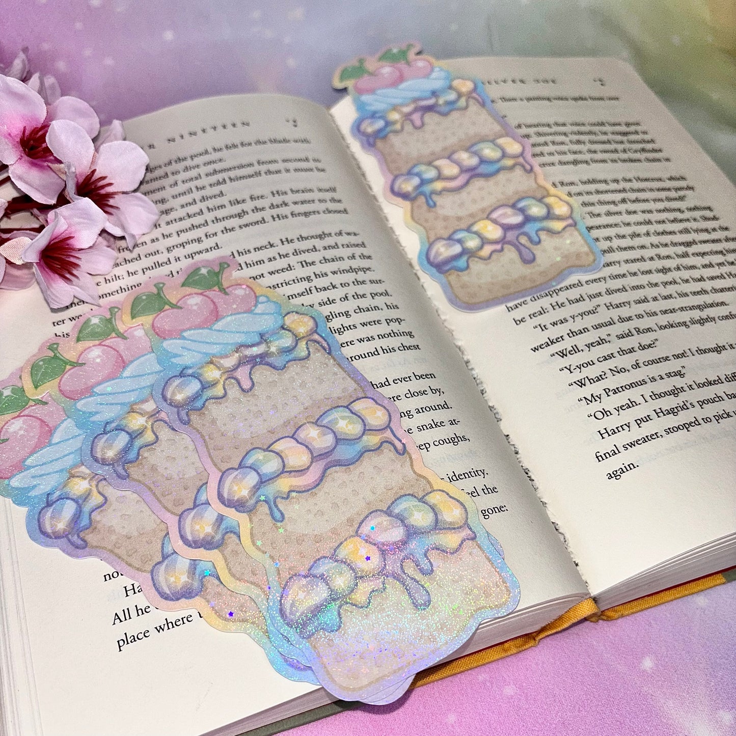 Cake Cutout Bookmark | cute bookmarks, cake bookmarks, Kawaii bookmarks, unique bookmarks, pink bookmarks, book lovers