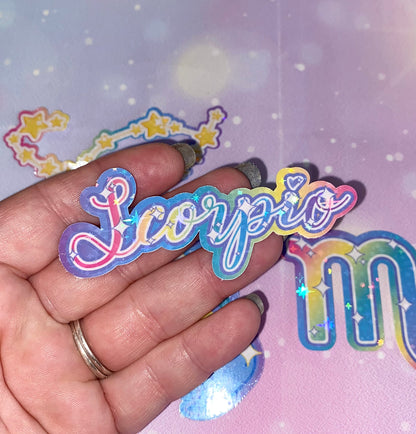 Scorpio sticker pack | scorpio stickers, zodiac stickers, zodiac, kawaii stickers, girly stickers