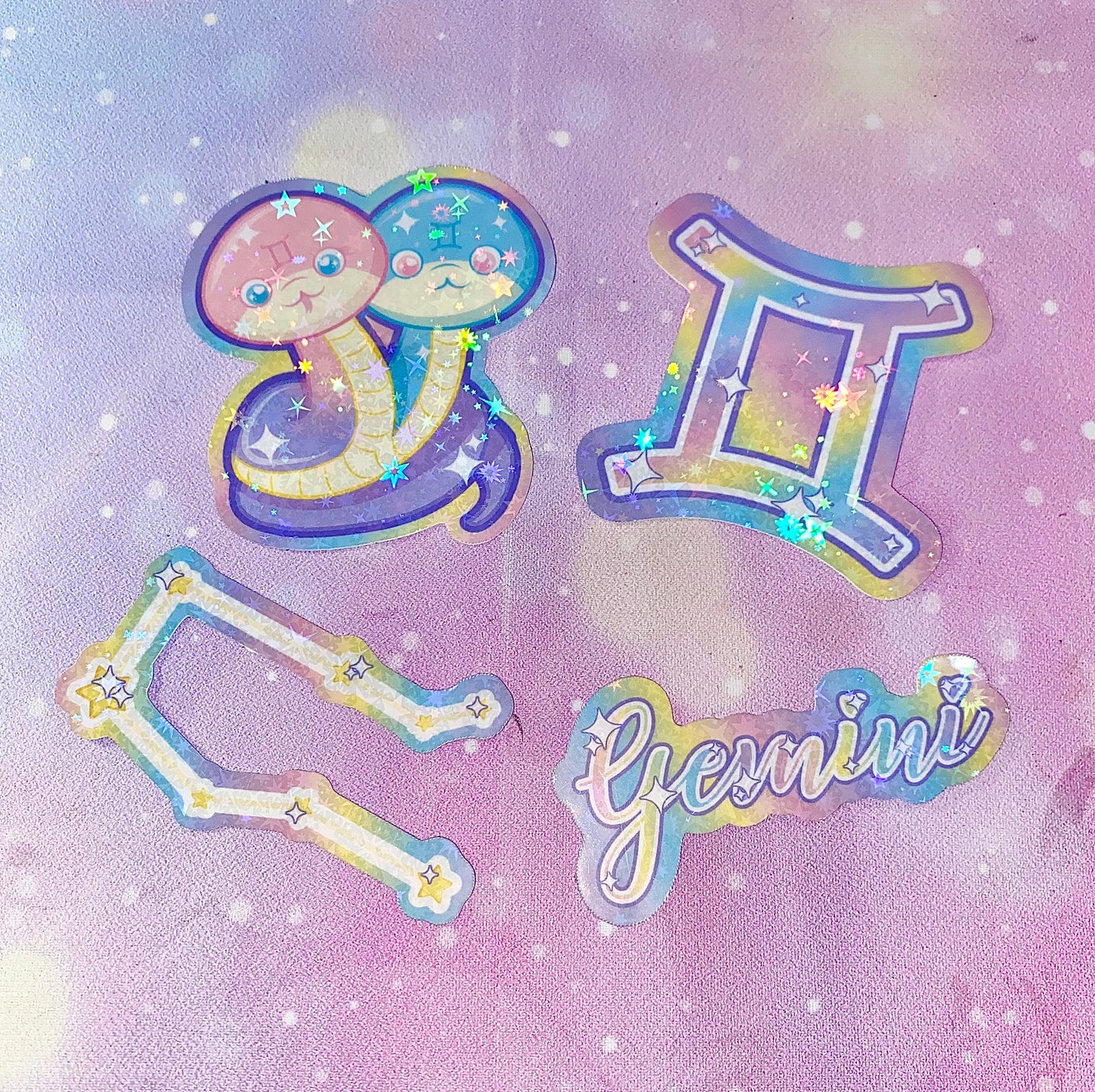 Gemini sticker pack | gemini stickers, rainbow aries stickers, rainbow stickers, kawaii stickers, zodiac stickers, zodiac signs