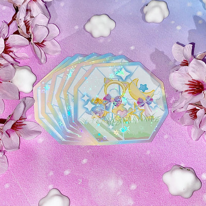 Magical girl terrarium transparent sticker | magical girls, magical girl stickers, terrarium stickers, terrarium, kawaii stickers