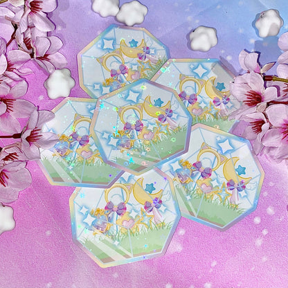 Magical girl terrarium transparent sticker | magical girls, magical girl stickers, terrarium stickers, terrarium, kawaii stickers